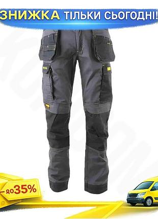 Ku штаны dewalt fairhaven universal fit серые для работы 38 размер удобные и прочные рабочие брюки uni2l_k