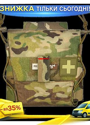 Підсумок медичний mbm spider aid multicam оригінальний швидке вилучення шок-корд cordura 500d murdock we ku-22