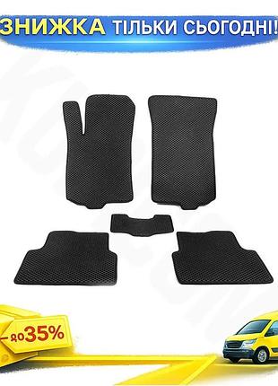 Коврики eva черные для chevrolet aveo t300 2011-2020 резиновые коврики в салон защиты от грязи ku-22