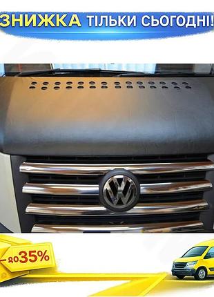 Чехол капота экокожа для volkswagen crafter 2006-2016 тюнинг защита от загрязнений и повреждений ku-22