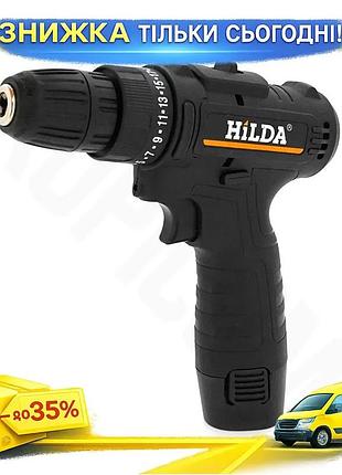 Ku шуруповерт hilda ручний universal fit акумуляторний 12в для збирання меблів та ремонту побутової те uni2l_k