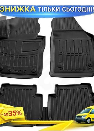 Коврики stingray 3d полиуретановые для volkswagen caddy 2010-2015 5 шт модельные резиновые коврики для с ku-22