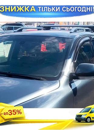 Ветровики hic для volkswagen touareg 2002-2010 4шт дефлекторы окон самоклейка для защиты от дождя ku-22