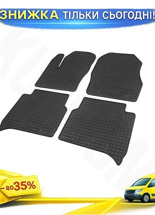 Резиновые коврики polytep для ford connect 2014-2021 4шт авто коврики для защиты салона от грязи ku-22