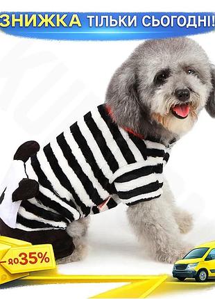©➀костюм для собак taotaopets panda xs коралловый флис утепленный наряд для собак осень весна ku-22