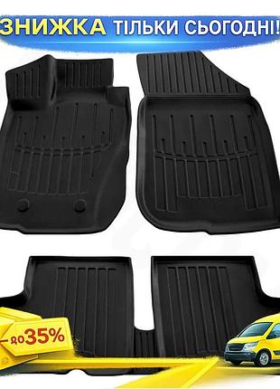 Коврики stingray 3d полиуретановые для renault duster 2008-2017 модельные в штатные места защита от гряз ku-22
