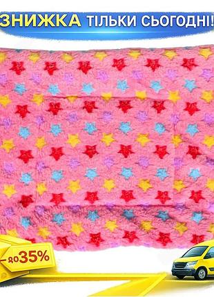 ©➀лежак для животных taotaopets pink stars прямоугольный для собак и кошек розовый комфортное место для от