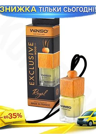 Ku ароматизатор повітря winso universal fit exclusive wood 6мл рідкий для дому та офісу парфумований о uni2l_k