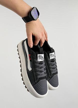 Vans old skool mte-1 gtx w grey white 4