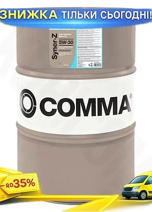 Моторное масло comma syner-z 5w-30 60л синтетическое для бензиновых и дизельных двигателей авто защита о ku-22