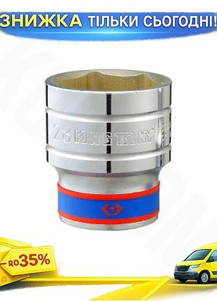 Головка торцева king tony 1/2" 20мм шестигранна хромована довжина 38мм 1шт ku-22