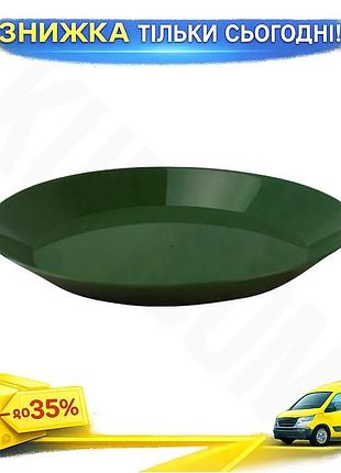 Тарілка плоска kombat uk plastic cadet plate для військових польових умов легка міцна для гарячої та хол ku-22