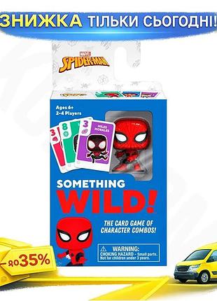 Ku настольная игра funko universal fit something wild человек-паук карточная игра для детей от 6 лет и uni2l_k