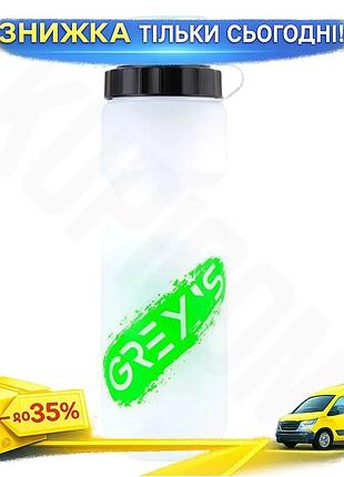 Ku велосипедна фляга grey's universal fit 750мл прозора з мембраною для води із захисним ковпачком та uni2l_k