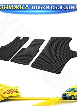 Коврики eva черные для mercedes vito w638 1996-2003 3 шт резиновый защитный коврик для салона авто ku-22