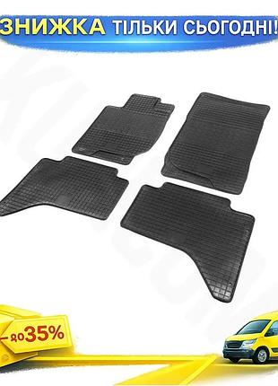Резиновые коврики 4 шт polytep для mitsubishi l200 2006-2015 авто коврики в салон защита от грязи ku-22