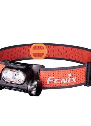 Налобный фонарь fenix hm65r-t v2.0 черный led для трейлраннинга и повседневного использования влагозащищ ku-22