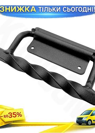 Ku ручка дверная ks-ukr universal fit d-образная квадрат витая 43х105 бархат для дверей интерьерная ру uni2l_k