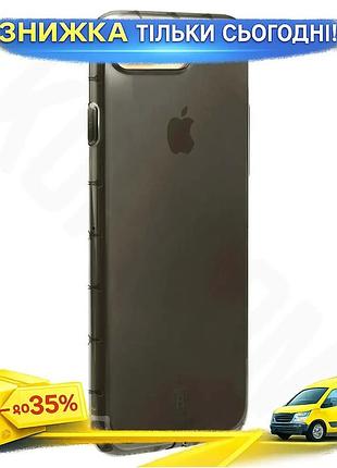 Ku чохол baseus для universal fit iphone 8 plus 7 plus чорний протиударний гнучкий захисний чохол для uni2l_k