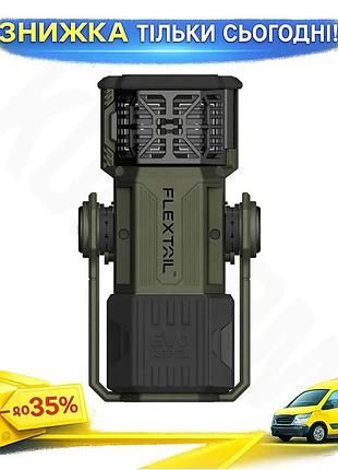 Ku кемпинговый фумигатор фонарь universal fit flextail evo repel зеленый для отпугивания комаров и осв uni2l_k