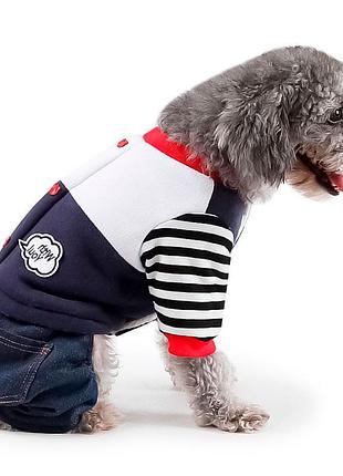 Костюм для собак hawoo "99" navy blue s