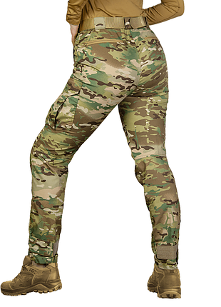 Ku брюки женские camotec universal fit pani patrol pro мультикам для военных удобные тактические брюки uni2l_k 3