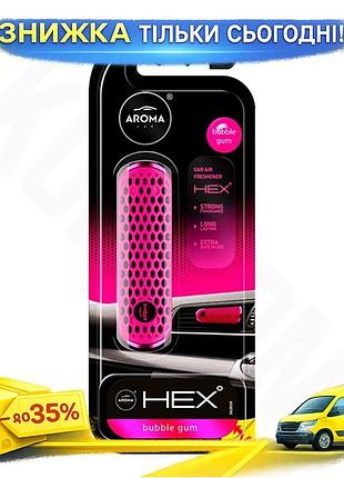 Ku ароматизатор для автомобіля universal fit aroma car рідкий 13г для вентиляції bubble gum свіжий зап uni2l_k