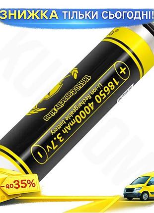 Ku аккумулятор 18650 liitokala universal fit 4000mah 3.7v li-ion для устройств с type-c зарядкой униве uni2l_k