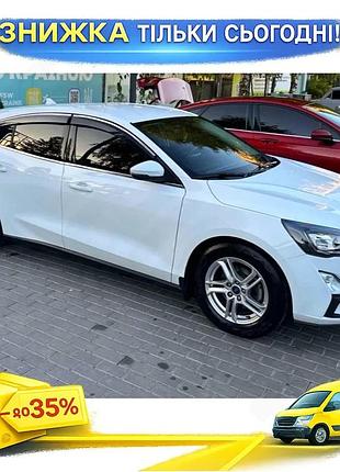 Ветровики с хромом для ford focus iv 2018-2023 4 шт дефлекторы окон самоклейка для защиты от дождя ku-22