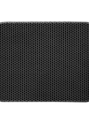 Двухслойный коврик для кошачьего туалета lesko black 40*50 см нескользящий коврик для туалета с песочным фильтром