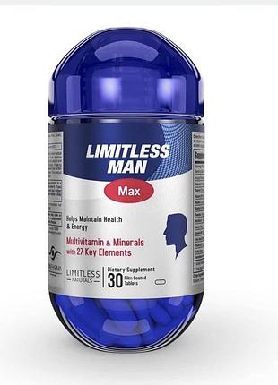 Limitless man max комплекс з 27 вітамінів та мінералів для чоловіків єгипет