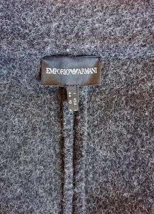 Піджак з набивної необробленої вовни emporio armani uk 148 фото