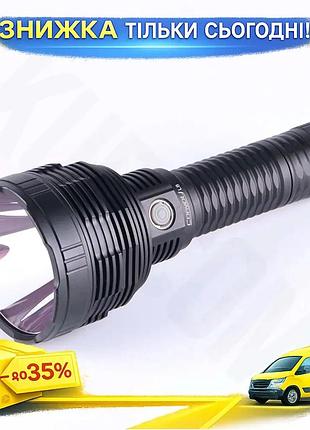 Дальнобойный фонарь convoy l8 26800 sbt90.2 светодиодный для поиска и спасения 6400 люмен черный фонарик ku-22