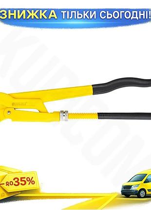 Ku ключ трубний s-type universal fit 1½" crv sigma хромованадієва сталь для труб та деталей інструмент uni2l_k