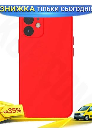 Ku чехол силиконовый baseus universal fit для iphone 12 mini красный защитный для телефона мягкий чехо uni2l_k