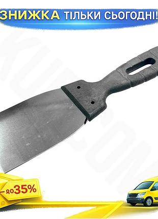 Ku шпатель чорний 60 universal fit мм maxilex з пластиковою ручкою для малярних робіт оздоблювальний і uni2l_k