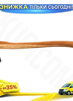 Ku топор-колун dv 1700 universal fit г с деревянной рукояткой для рубки и колки древесины сокира для л uni2l_k
