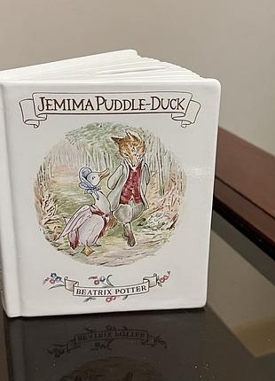 Копилка - скарбничка вінтажна royal albert beatrix potter “jemima puddle-duck” , англія, 1990