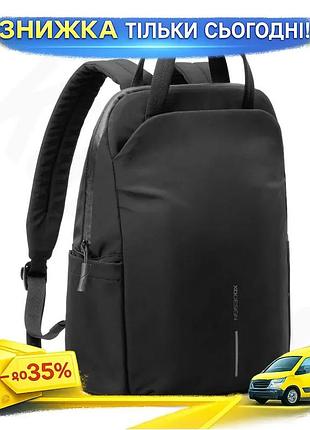 Ku рюкзак soft tote universal fit xd design черный унисекс для ноутбука 16 дюймов водонепроницаемый го uni2l_k