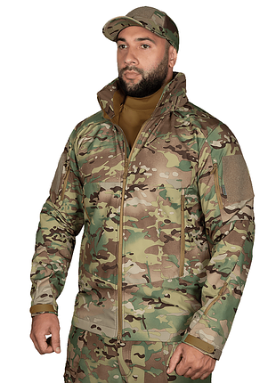 Ku куртка camotec phantom universal fit system l мультикам тактическая куртка для военных с мембраной uni2l_k 3