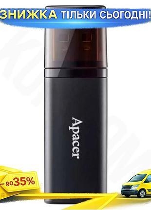 Ku флеш накопитель usb universal fit 64гб apacer черный usb 3.2 портативный накопитель для хранения да uni2l_k
