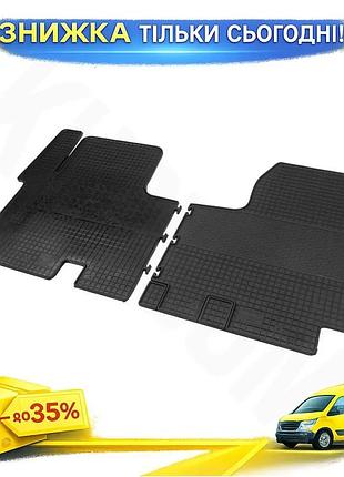 Резиновые коврики 2 шт polytep для opel vivaro 2001-2015 г модельные защитные коврики для салона авто ku-22
