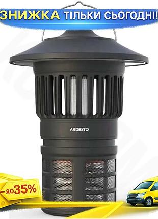 Ku фонар антимоскитный ardesto universal fit черный с аккумулятором 2000 мач для кемпинга и защиты от uni2l_k