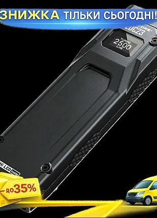 Мощный ручной фонарь nitecore edc23 2500лм usb-c для туристов и охотников светодиодный фонарик черный ku-22