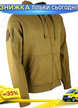 Ku худі kombat uk universal fit spec-ops койот xl стильна кофта для чоловіків з капюшоном та кишенями uni2l_k