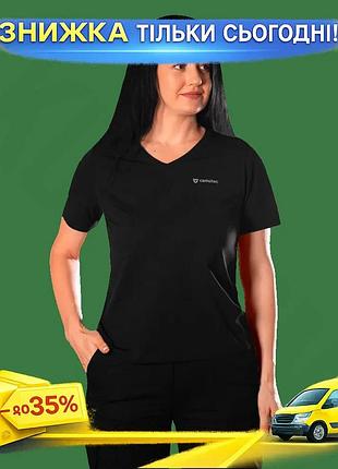 Ku футболка camotec pani universal fit totem logo v-neck xxl черная для активного отдыха и спорта женс uni2l_k