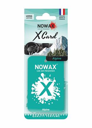 Ароматизатор nowax x card alpine сухой