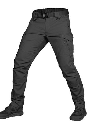 Ku брюки camotec герц universal fit rip-stop stretch черные для военных и силовых структур тактические uni2l_k 2