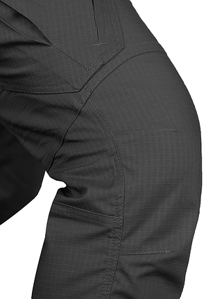 Ku брюки camotec герц universal fit rip-stop stretch черные для военных и силовых структур тактические uni2l_k 8