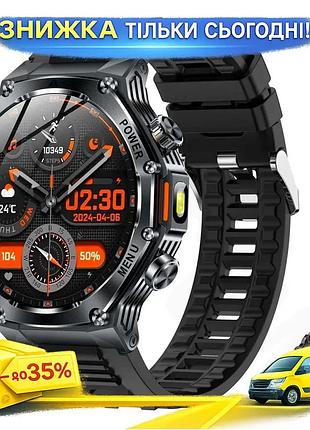 Ku розумний смарт годинник universal fit uwatch з bluetooth для android і ios чорний фітнес браслет дл uni2l_k